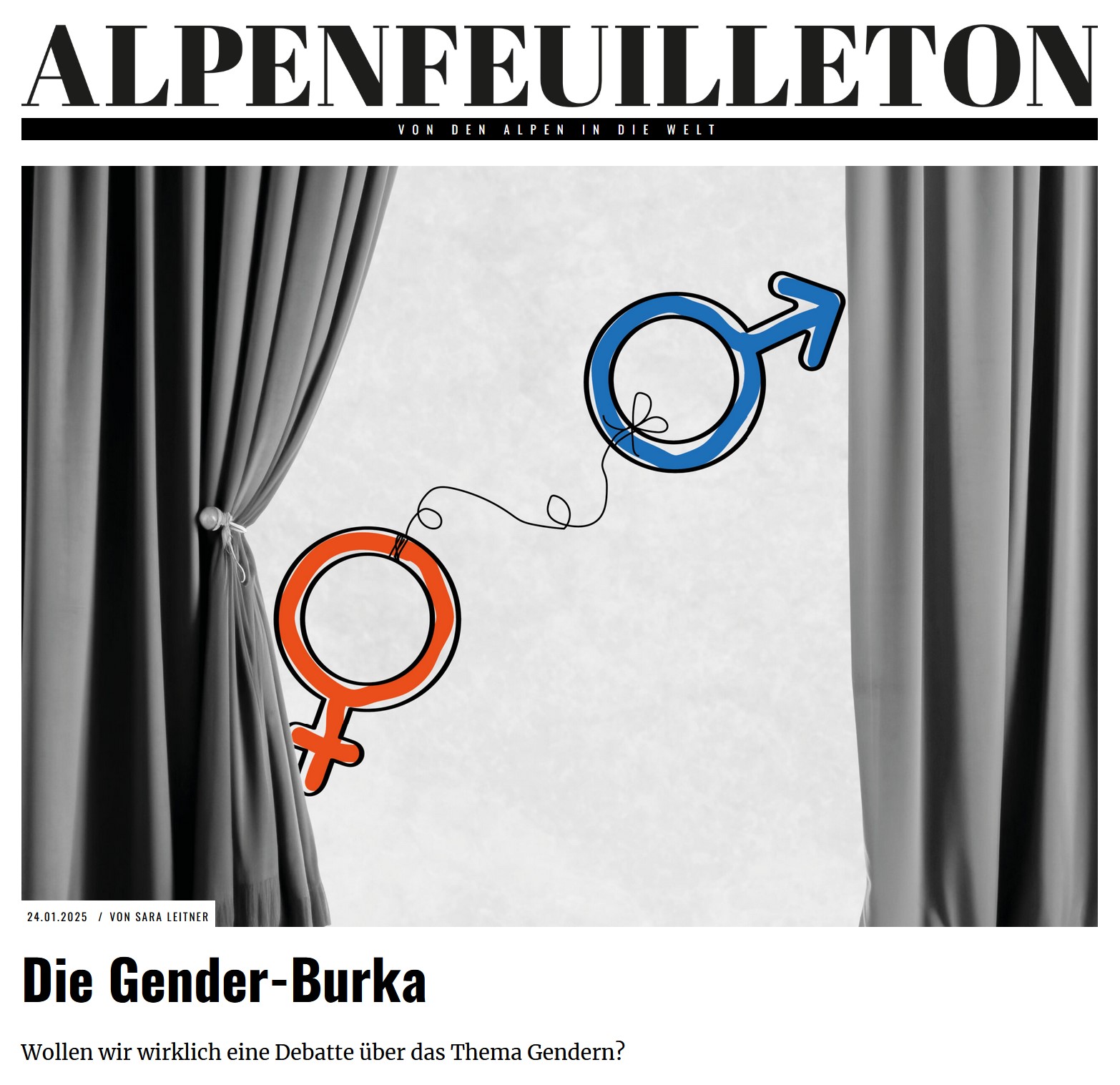Die Gender-Burka – Sichtbarkeit als Machtfrage