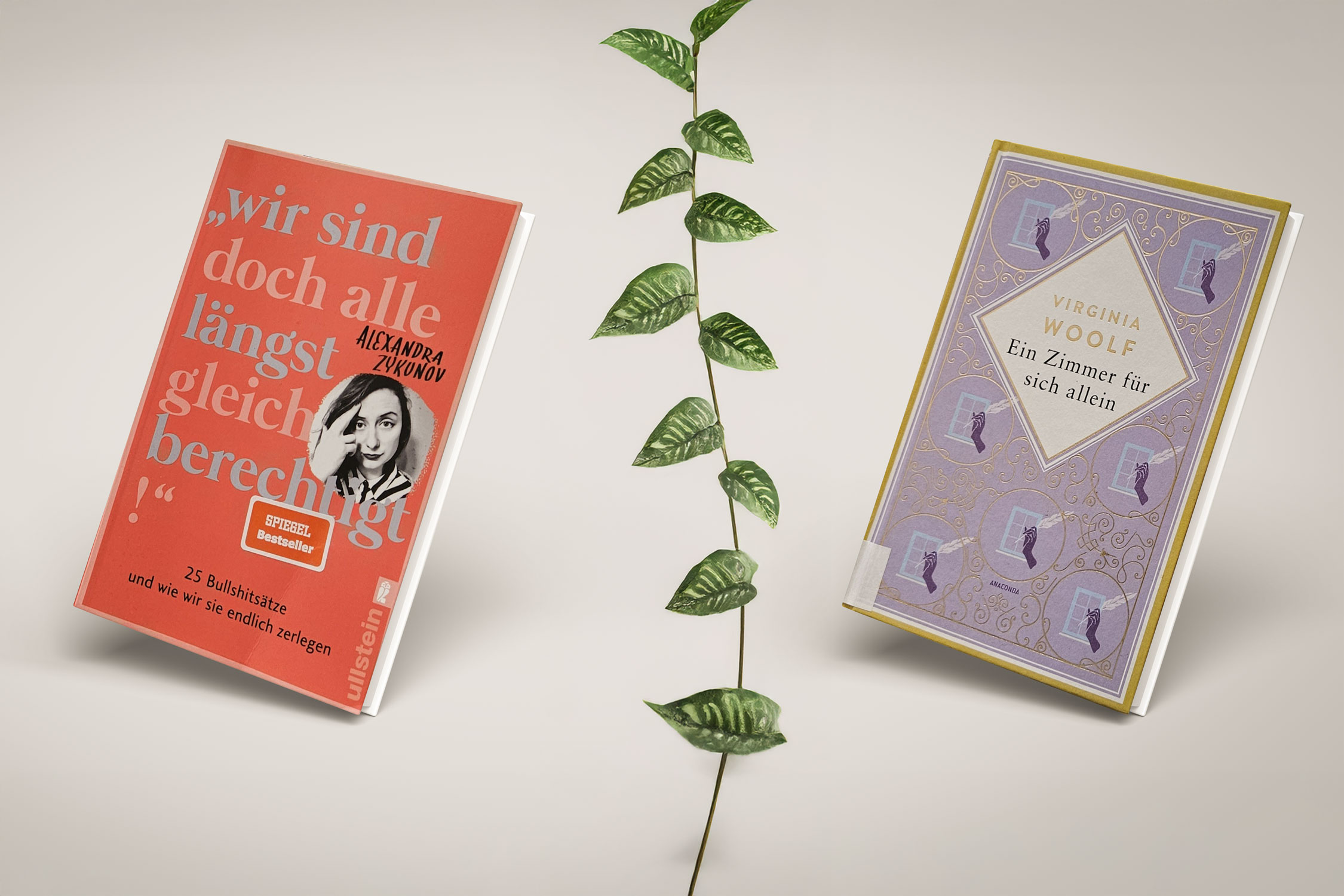 Ein Äpfel-Birnen Vergleich. Wie sich Argumente von Virginia Woolf in den Sachbüchern von Alexandra Zykunov wiederfinden…